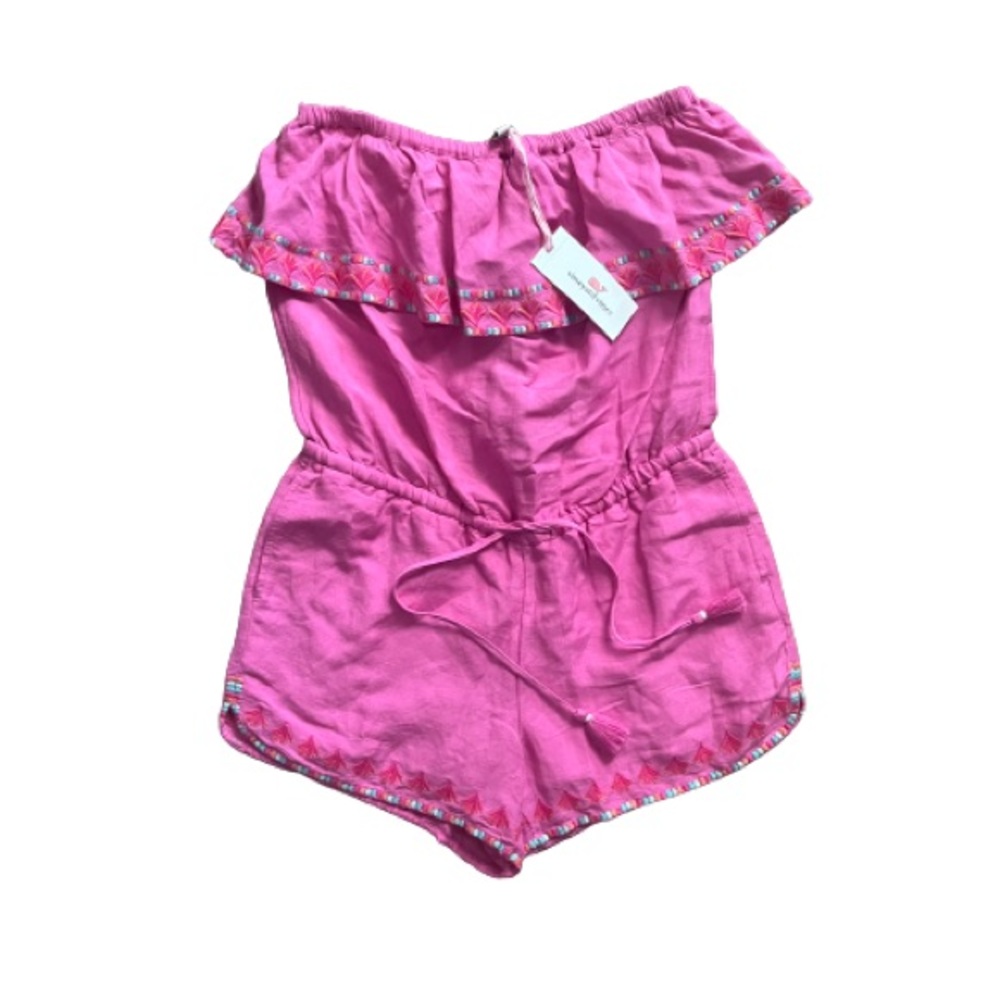 NWT Vineyard Vines Embroidered Strapless Romper